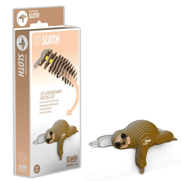 EUGY 3D Sloth Model Craft Kit