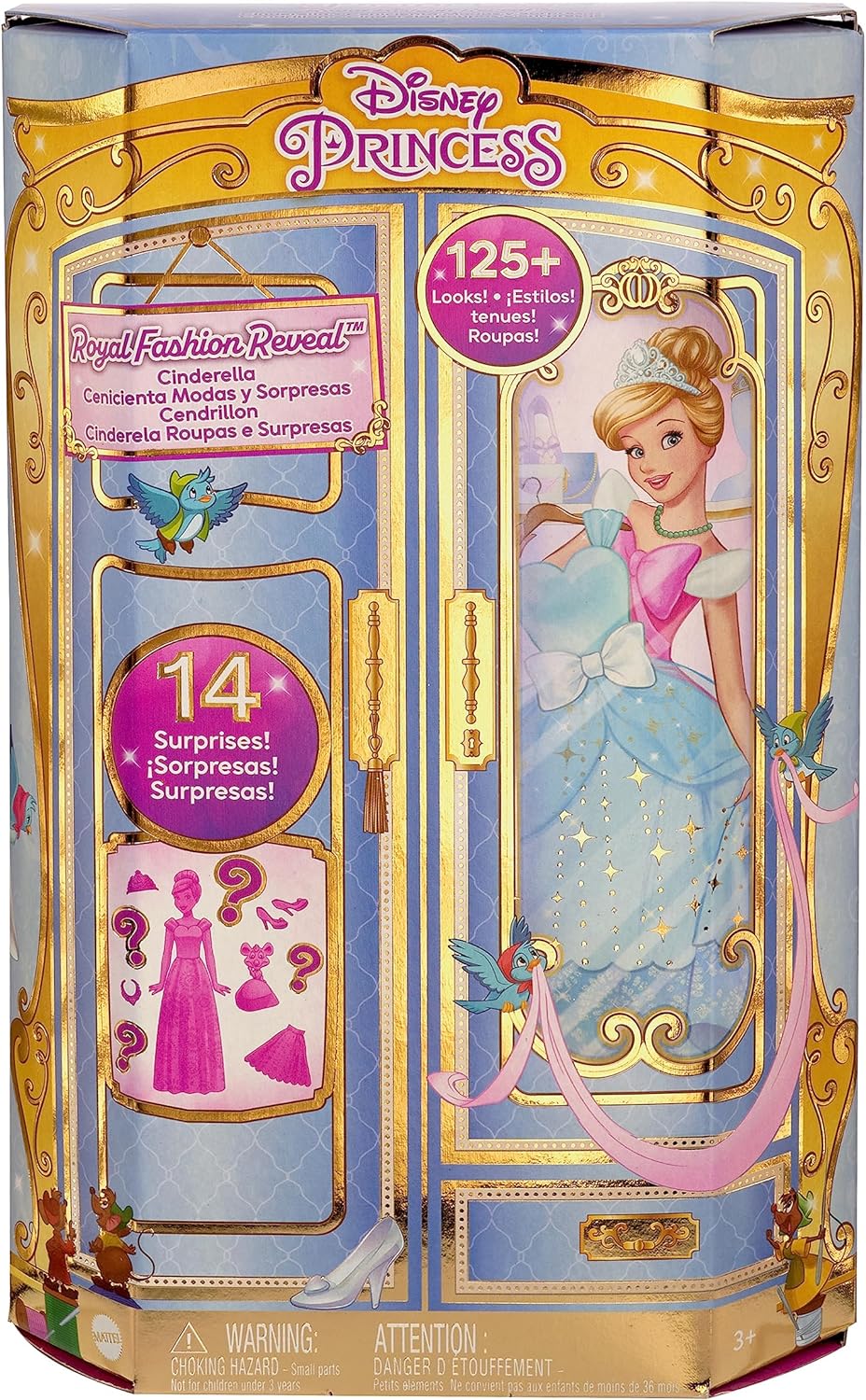 Disney Princess Royal Fashion Reveal Cinderella Doll