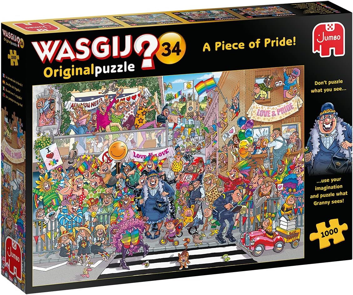 Jumbo Wasgij Original 34 A Piece of Pride, Jigsaw Puzzles for Adults 1000 Piece