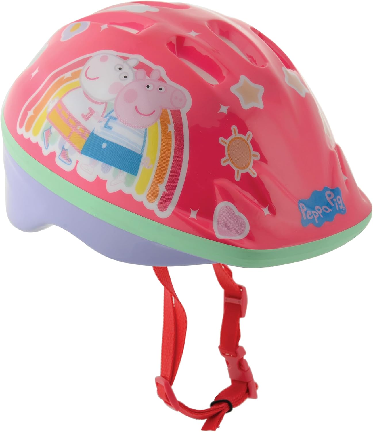 MV Sports Peppa Pig Kids Safety Bike Scooter Helmet Pink 48-52cm