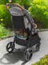 Clippasafe Pushchair Buggy Stroller Net Storage Bag - Black - NEW UPGRADED 2024 VERSION