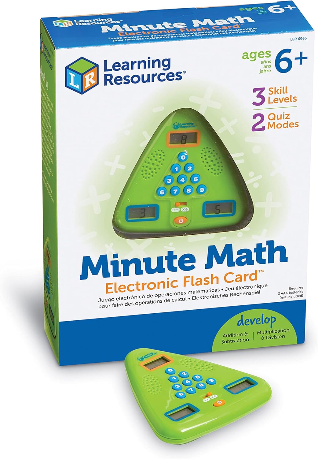 Learning Resources Minute Math Electronic Flash Card