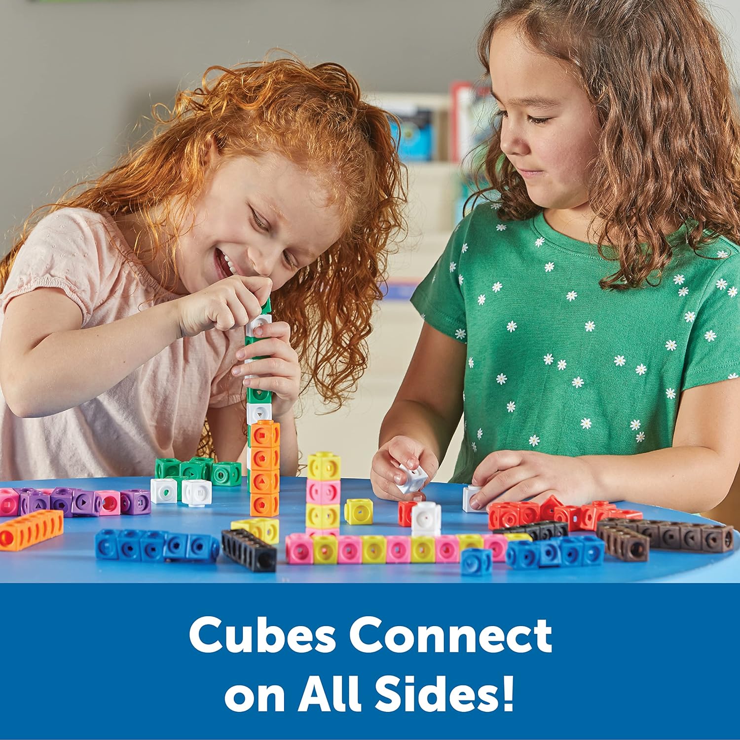 Learning Resources MathLink Cubes 100 Pieces Educational Math Cubes