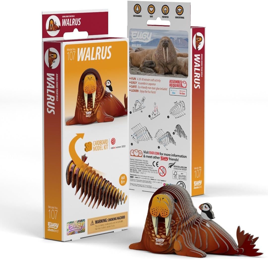 EUGY 3D Walrus Model Craft Kit