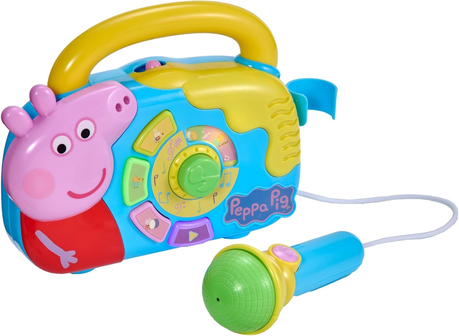 Peppa Pig Boombox with Light and Working Microphone to Sing Along