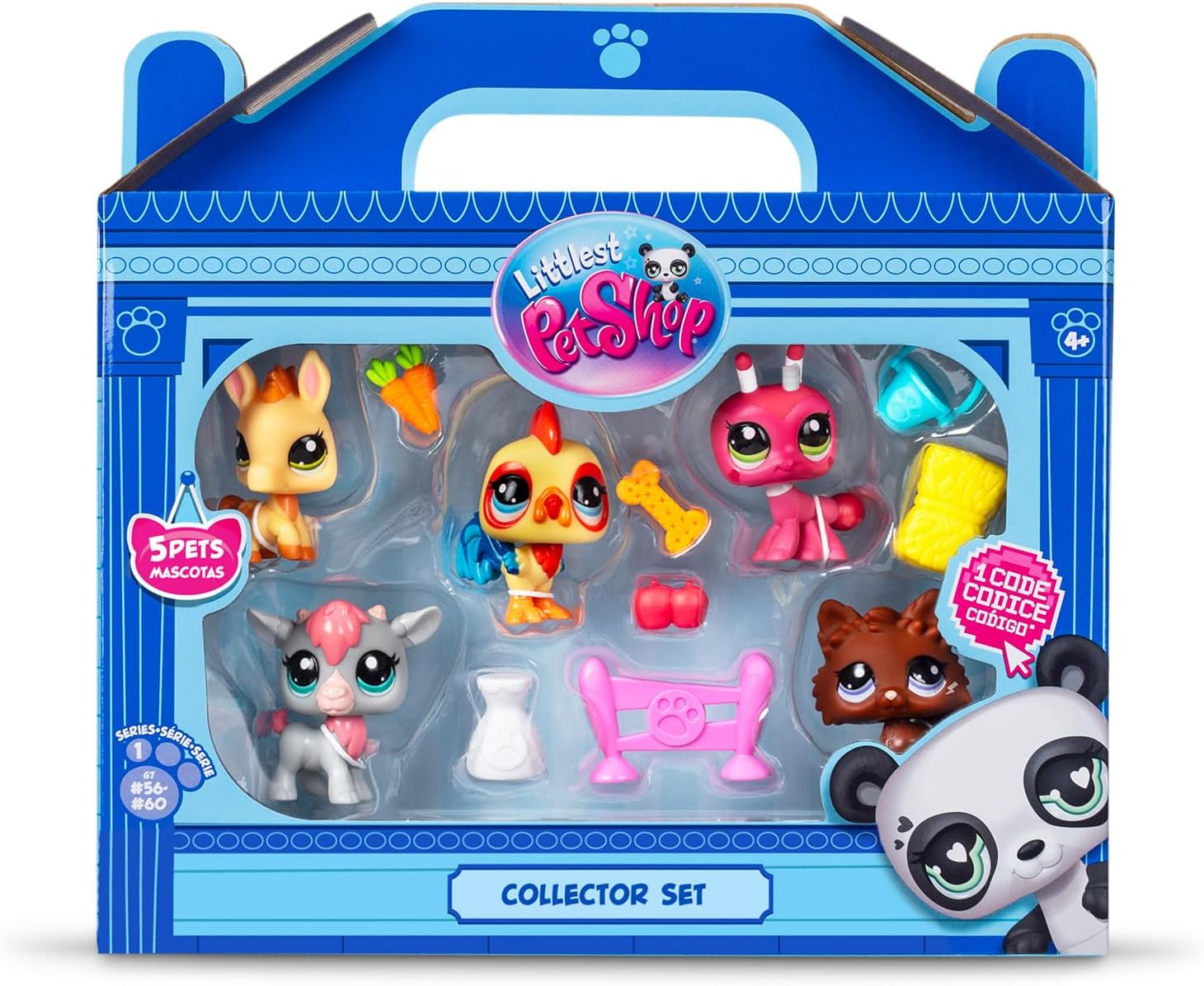 BANDAI Littlest Pet Shop Collectors 5 Pack BARNYARD