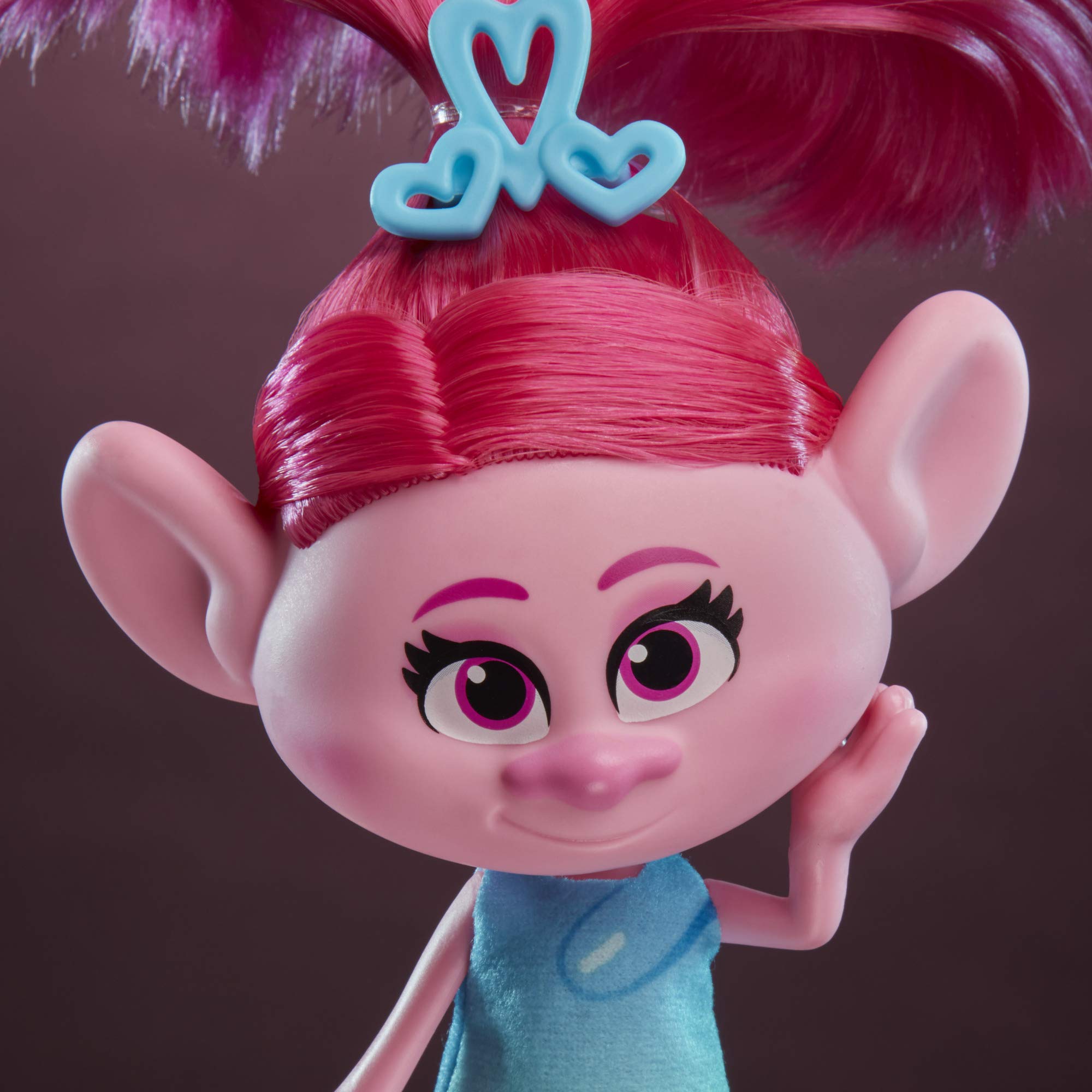 DreamWorks Trolls Stylin' Poppy Fashion Doll with Removable Dress and Hair Accessory