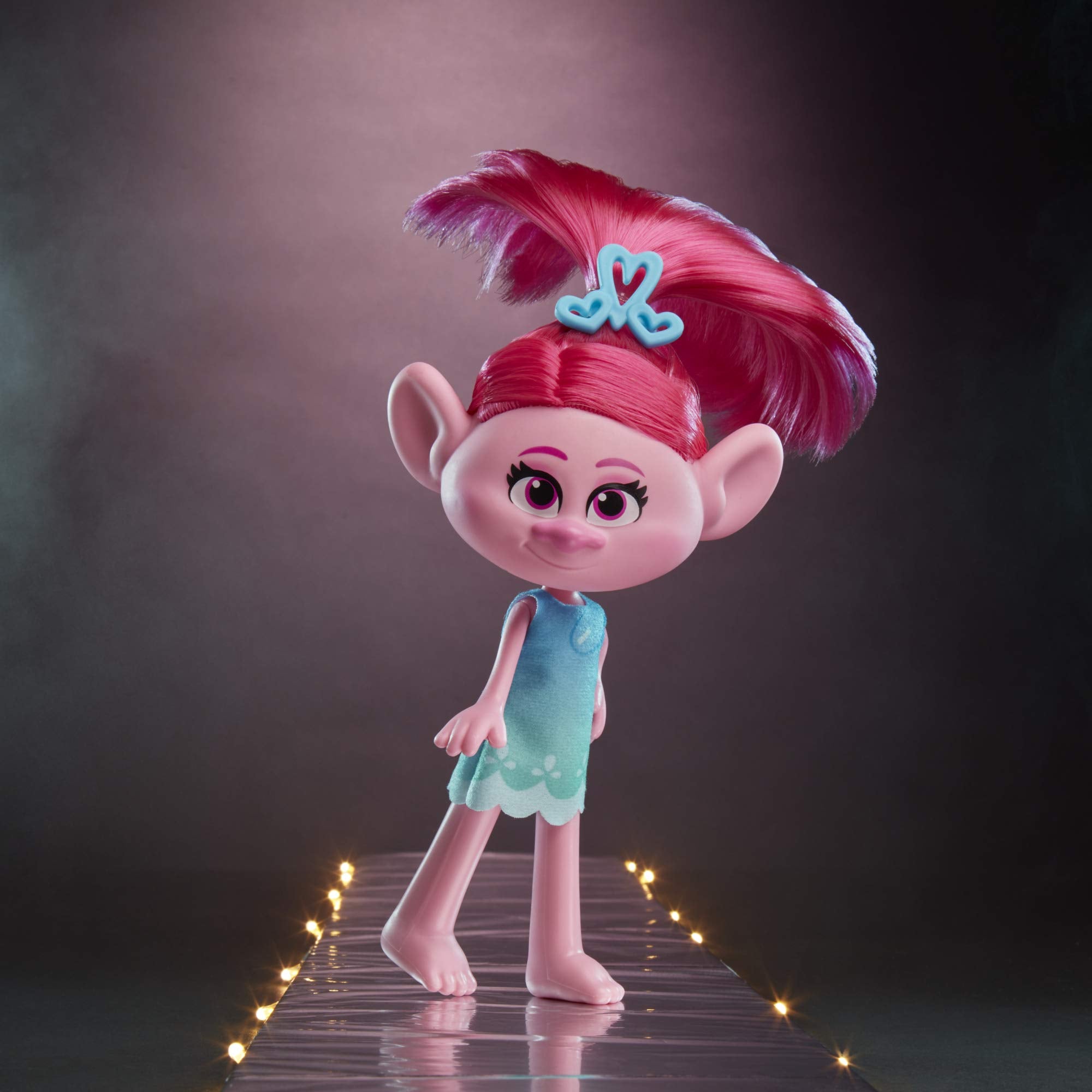 DreamWorks Trolls Stylin' Poppy Fashion Doll with Removable Dress and Hair Accessory