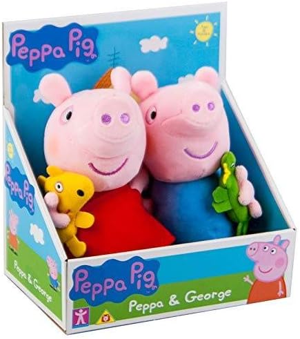 Character Options Peppa Pig Soft Plush Toy Set - Peppa & George