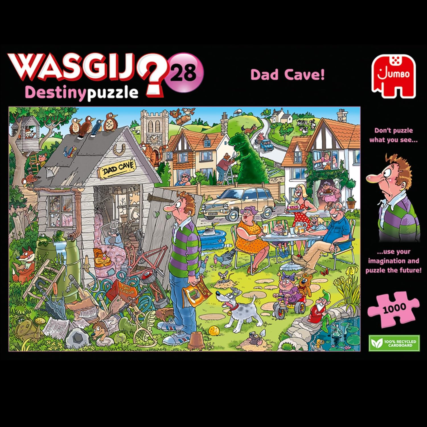 Wasgij Destiny 28 Dad Cave Unique 1000 Piece Jigsaw Puzzles