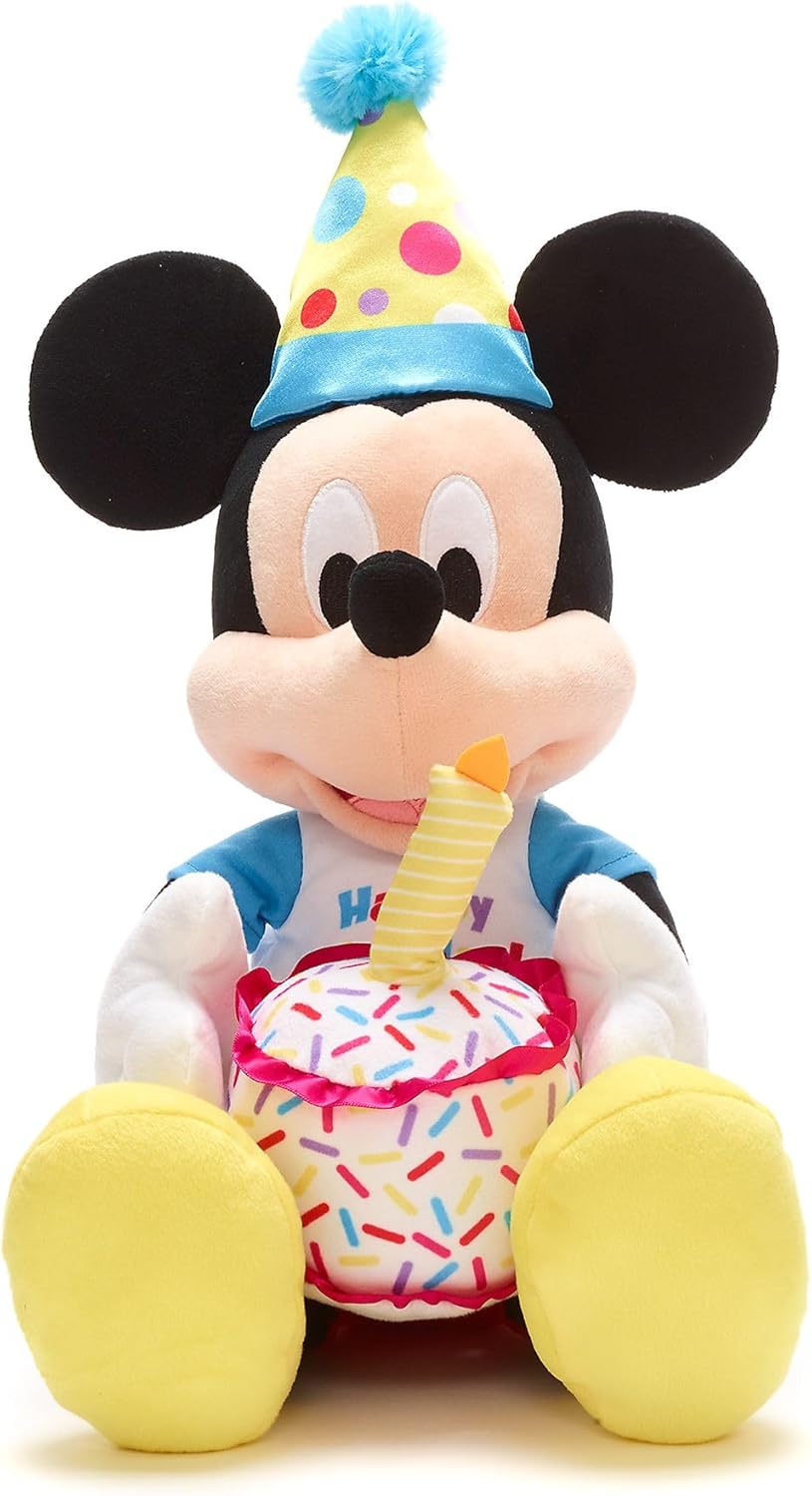 Disney Store Mickey Mouse Birthday 34cm Medium Soft Toy