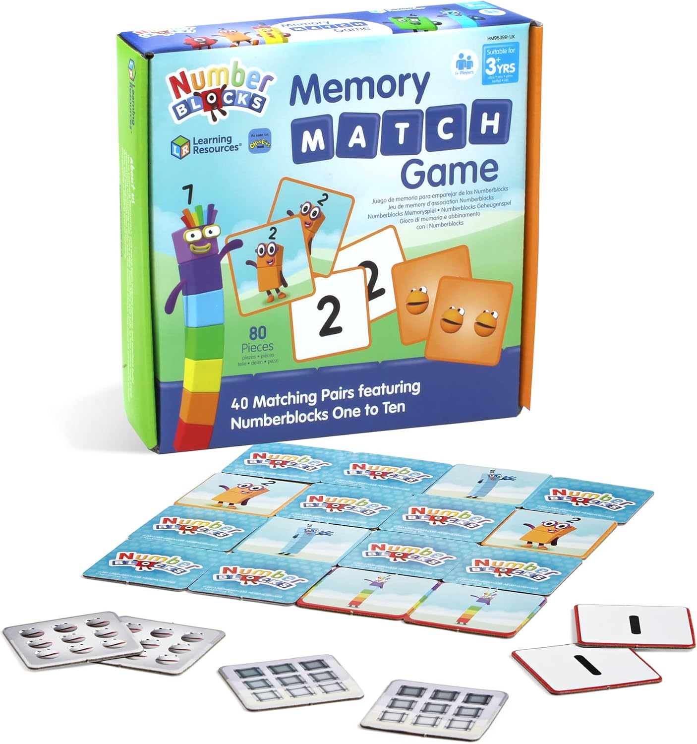 Learning Resources Numberblocks Memory Match Game