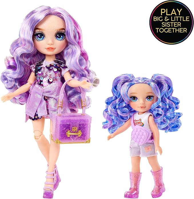 Rainbow High Littles AMETHYST WILLOW Posable Fashion Doll