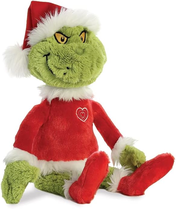 Grinch Santa 19Inch Soft Plush Toy