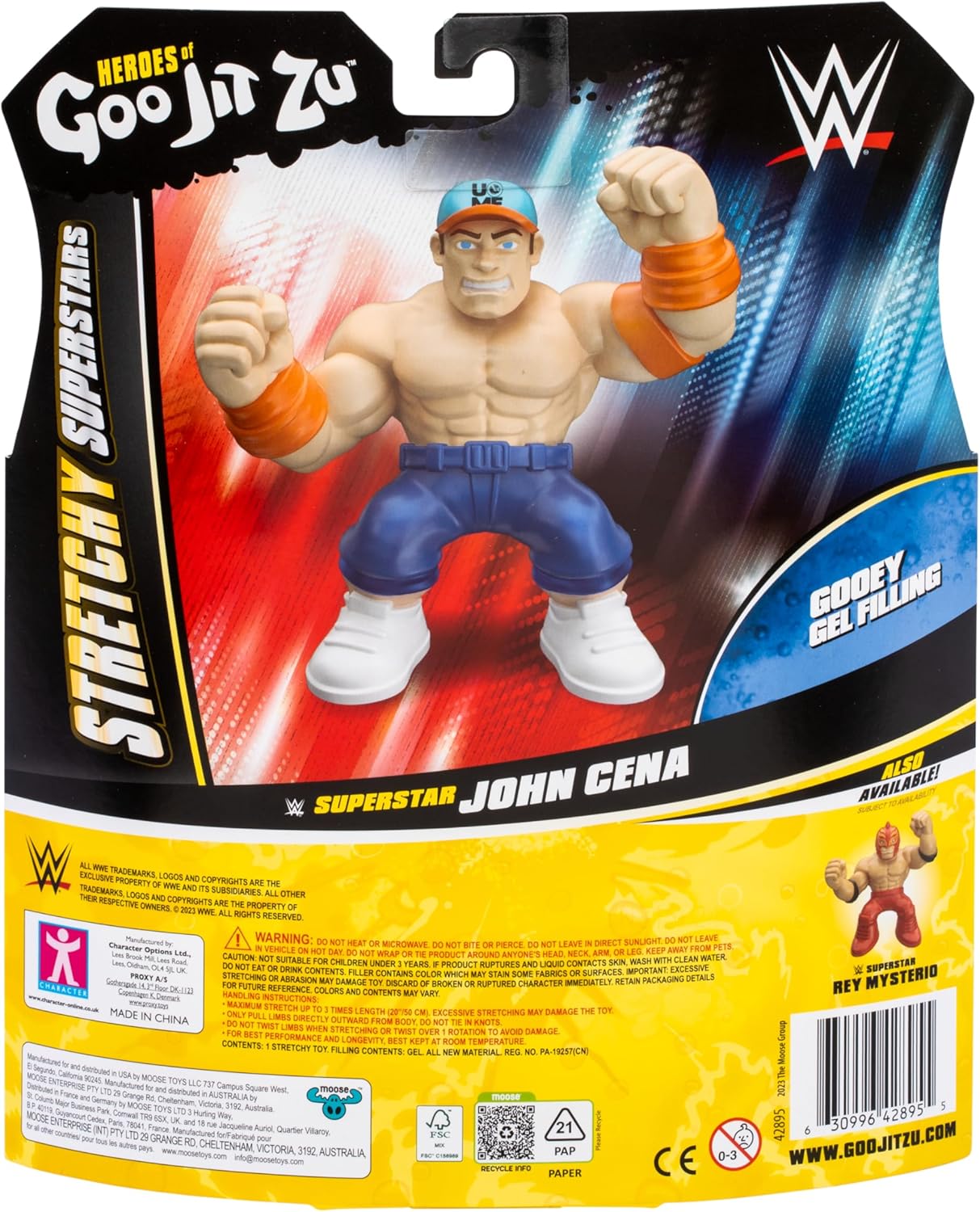 Heroes of Goo Jit Zu WWE Stretchy Superstar JOHN CENA