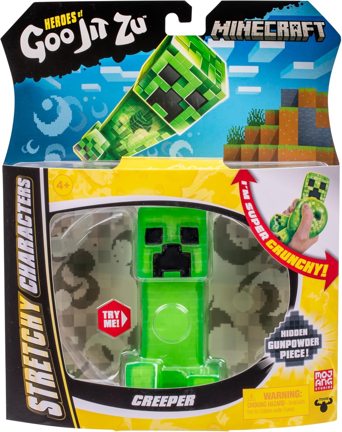 Heroes of Goo Jit Zu Minecraft Stretchy Characters CREEPER