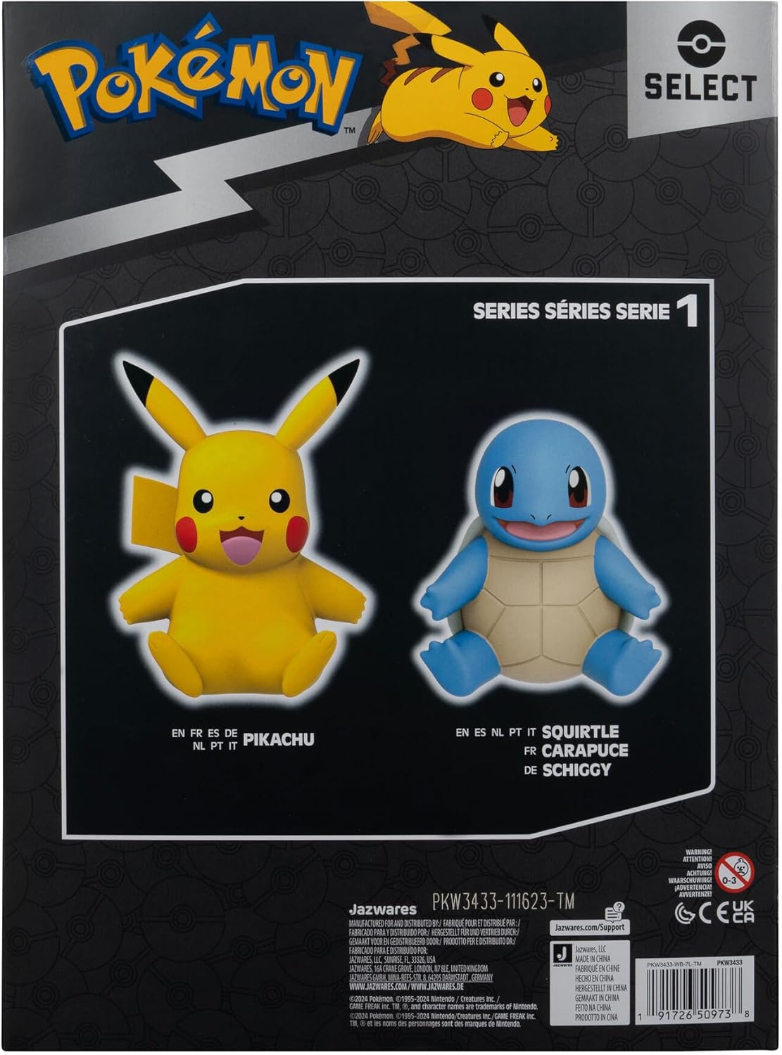 Pokeman Pikachu 8Inch Deluxe Vinyl Figure Series 1