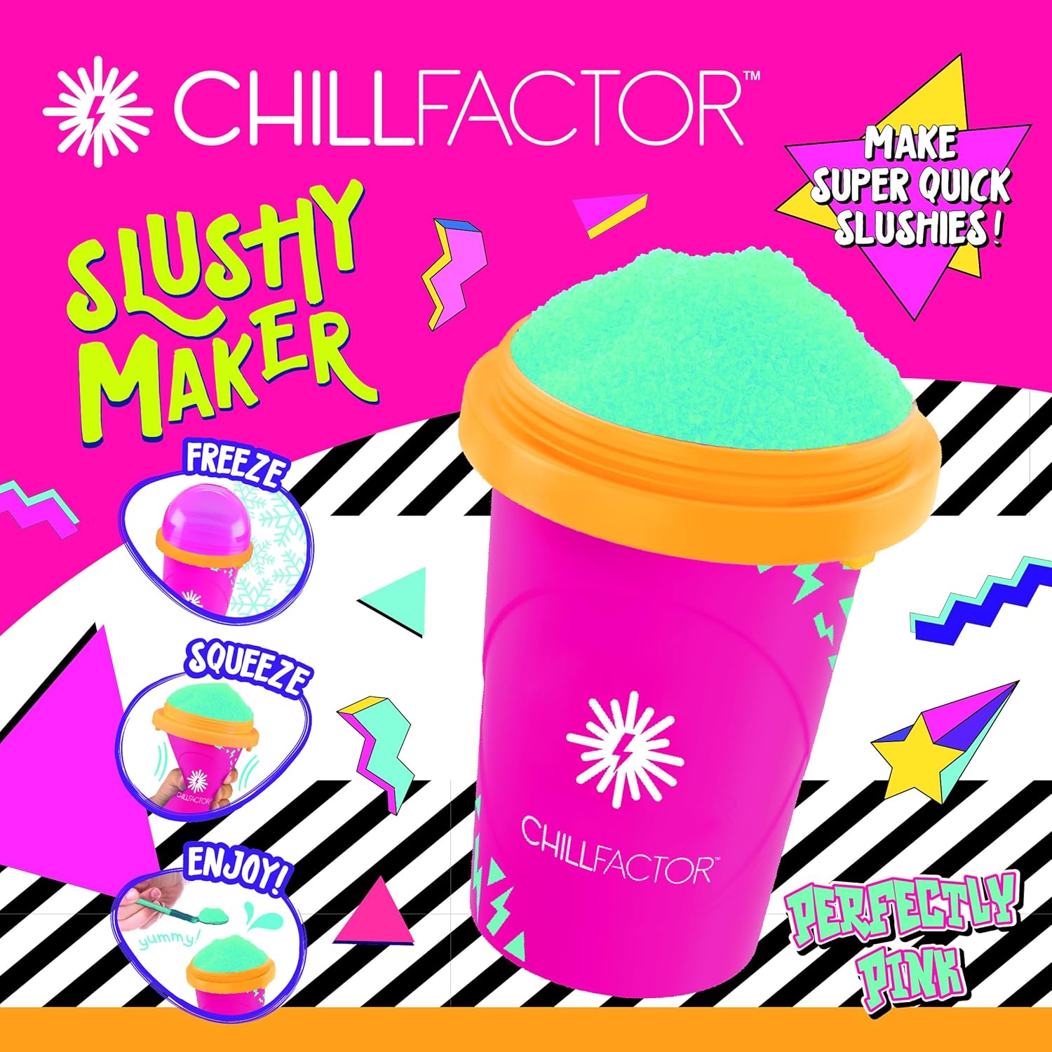 Chill Factor Colour Shock slushy maker PERFECTLY PINK