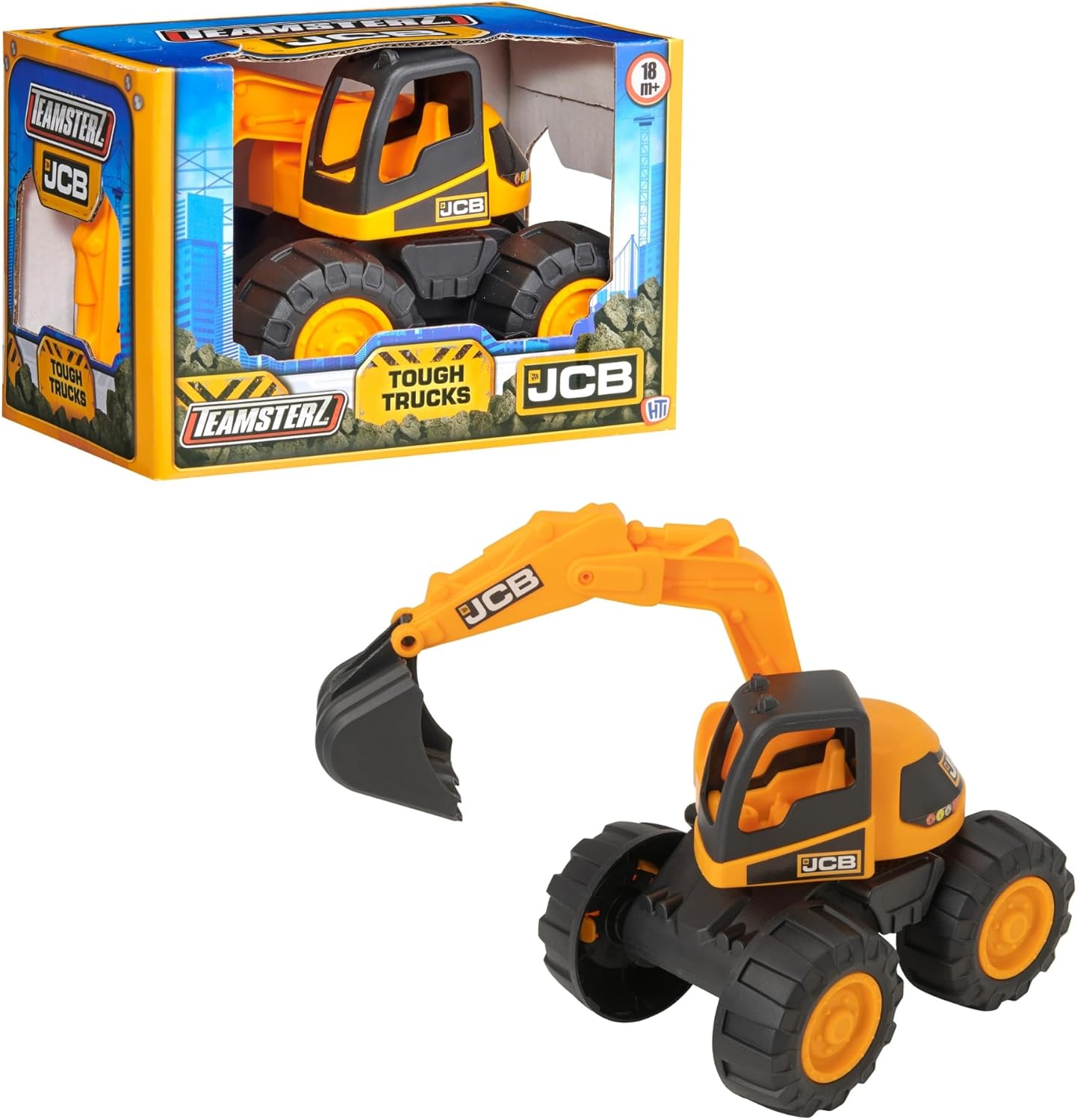 Teamsterz JCB 7Inch Excavator Construction Truck