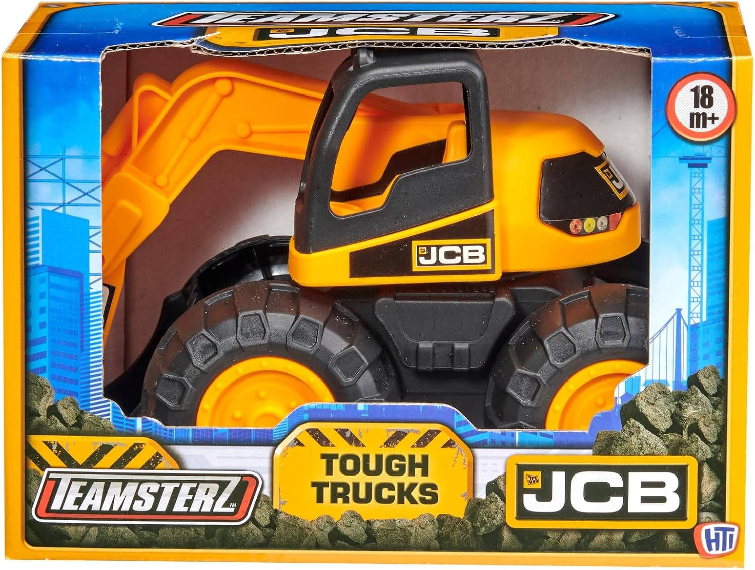 Teamsterz JCB 7Inch Excavator Construction Truck