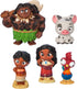 Disney Official Moana 2 Bath Toy Set 5 pieces