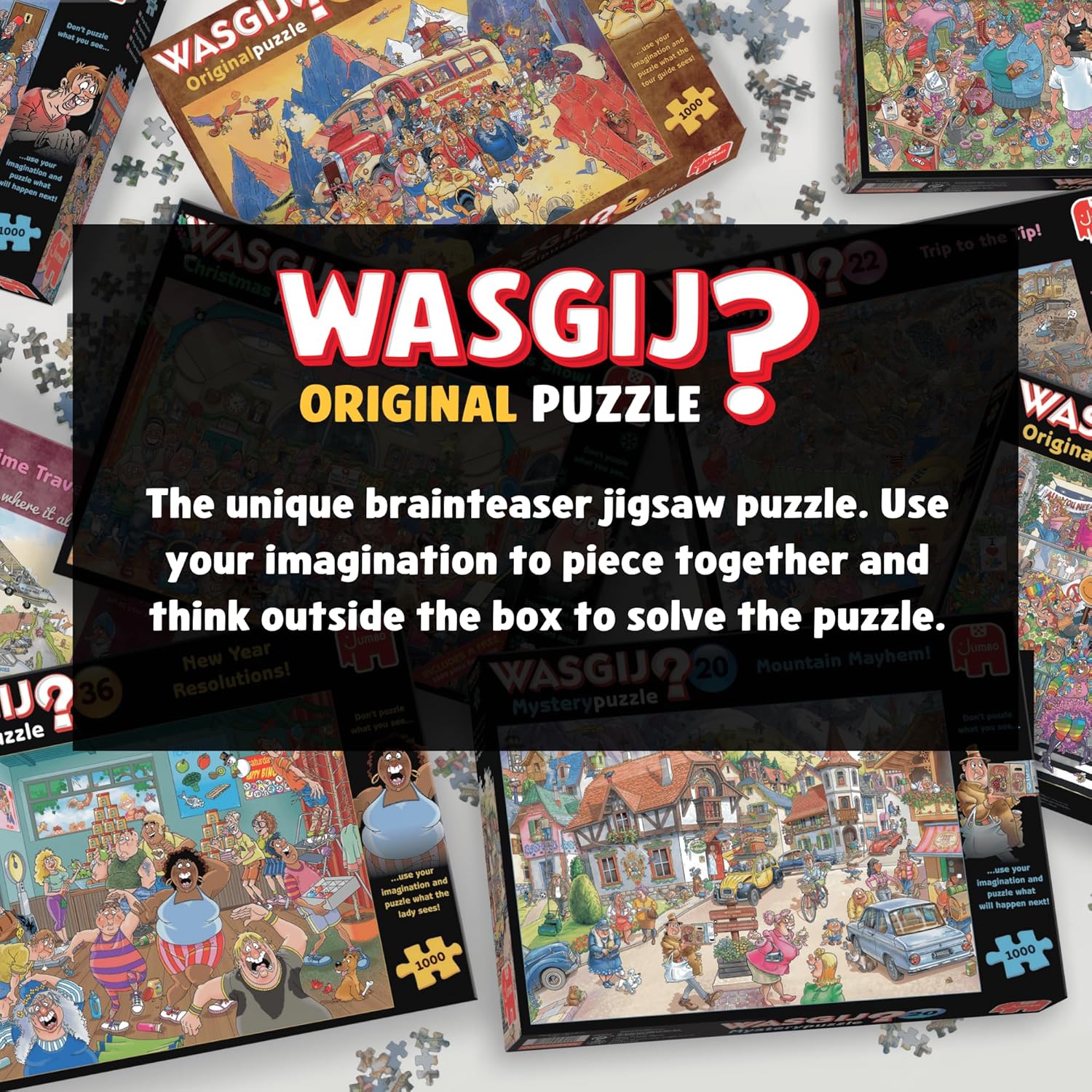 Wasgij Original 46 Middle Aisle Madness Unique 1000 Piece Jigsaw Puzzle