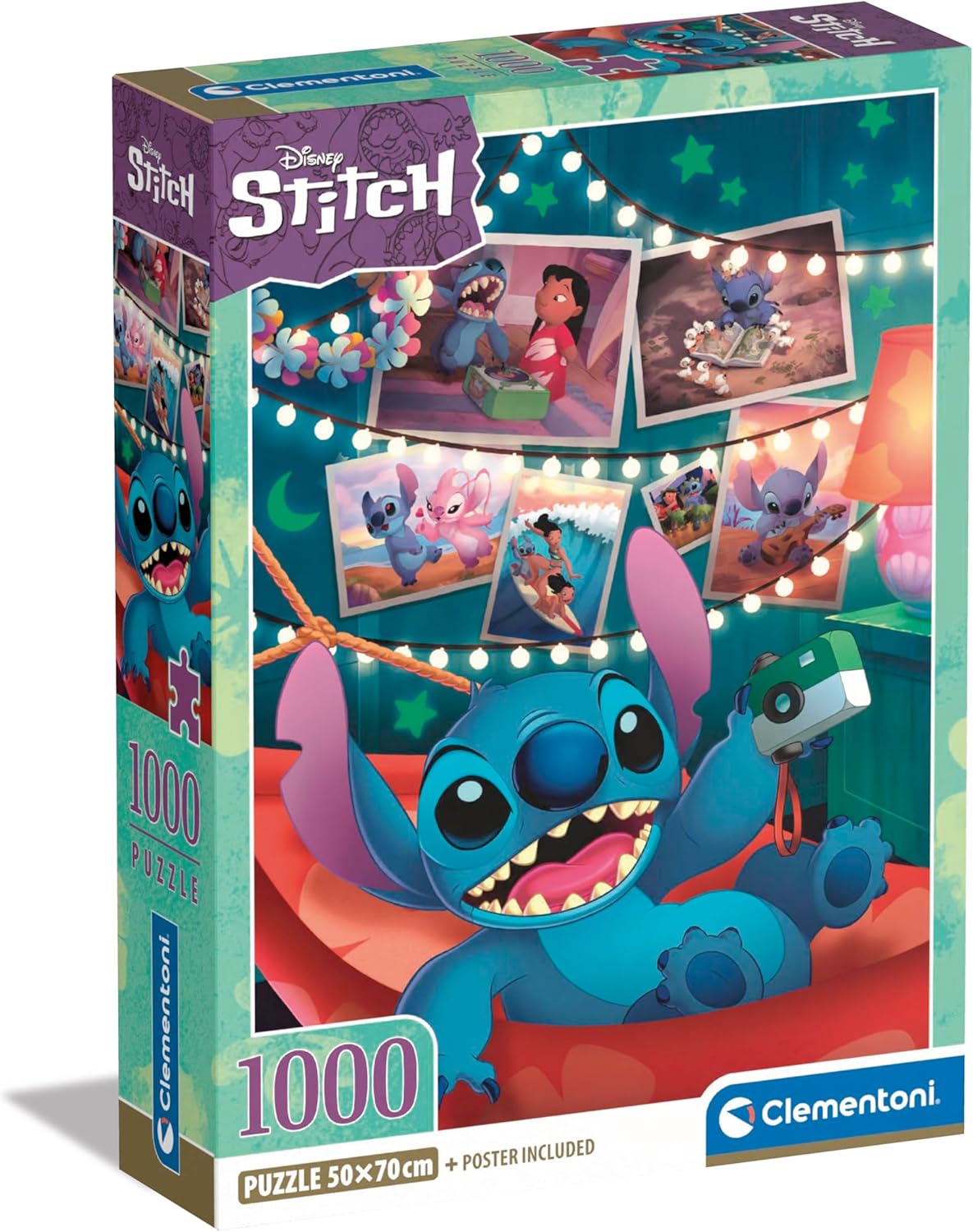 Clementoni Disney Stitch 1000 Pieces Jigsaw Puzzle