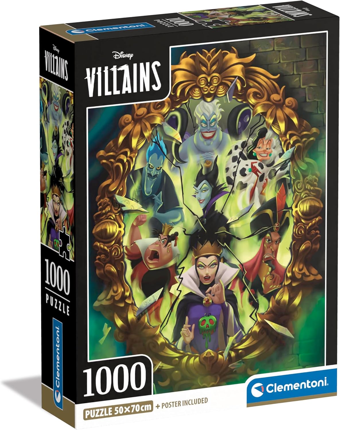 Clementoni Disney Villains 1000 Pieces Jigsaw Puzzle