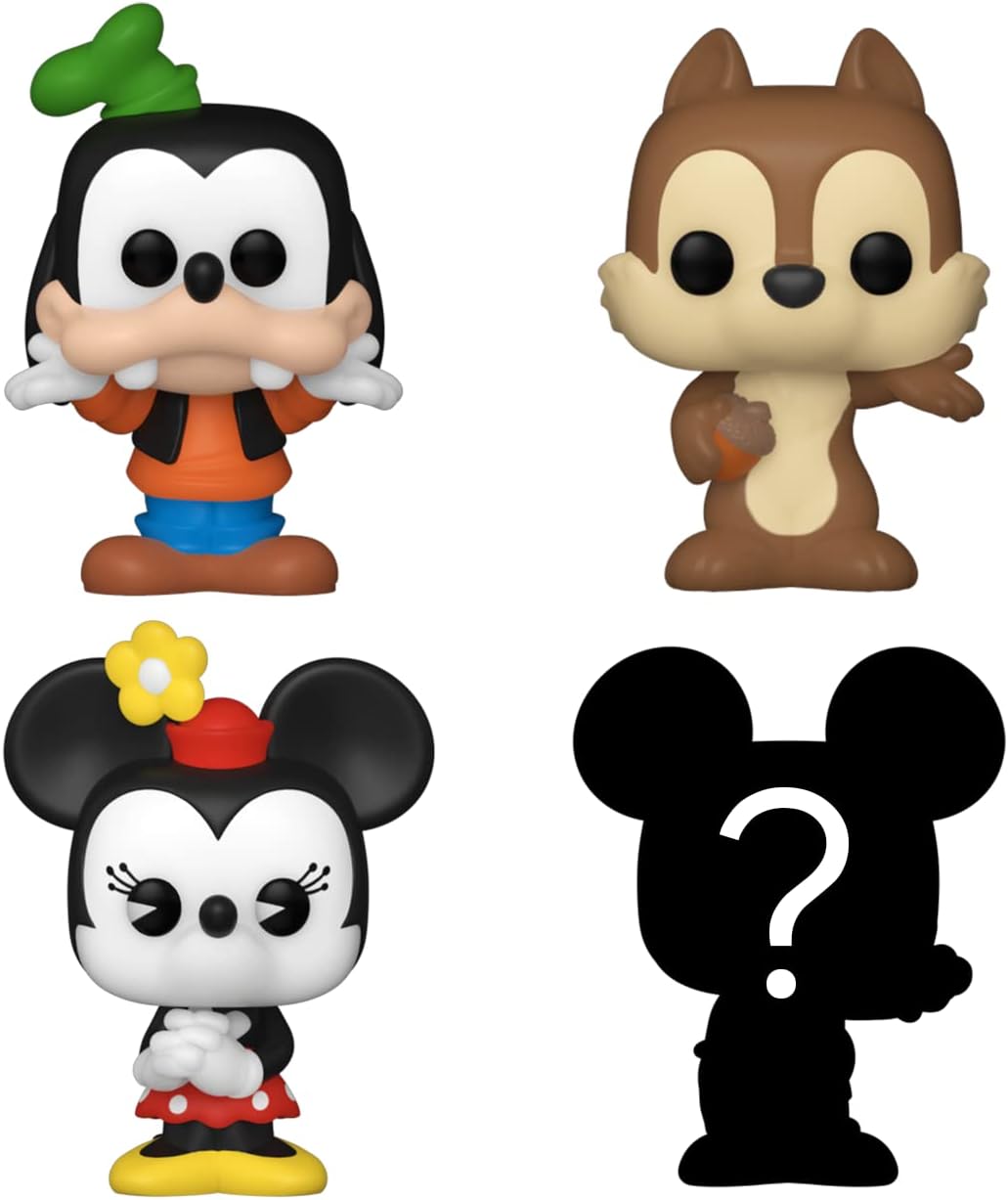 Funko Bitty POP! Disney Goofy, Chip, Minnie Mouse