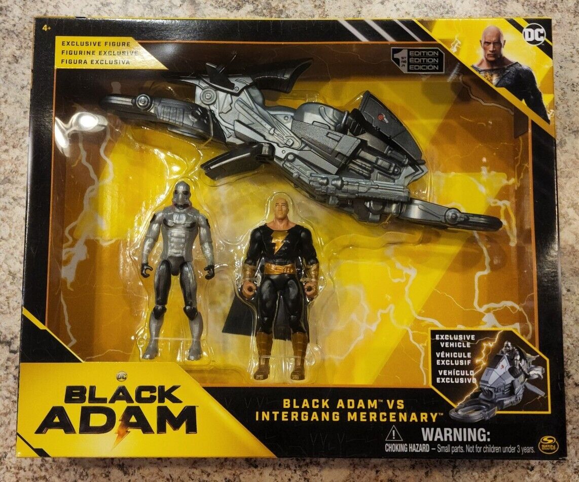 Spinmaster DC Comics  Black Adam Vs Intergang Mercenary Playset