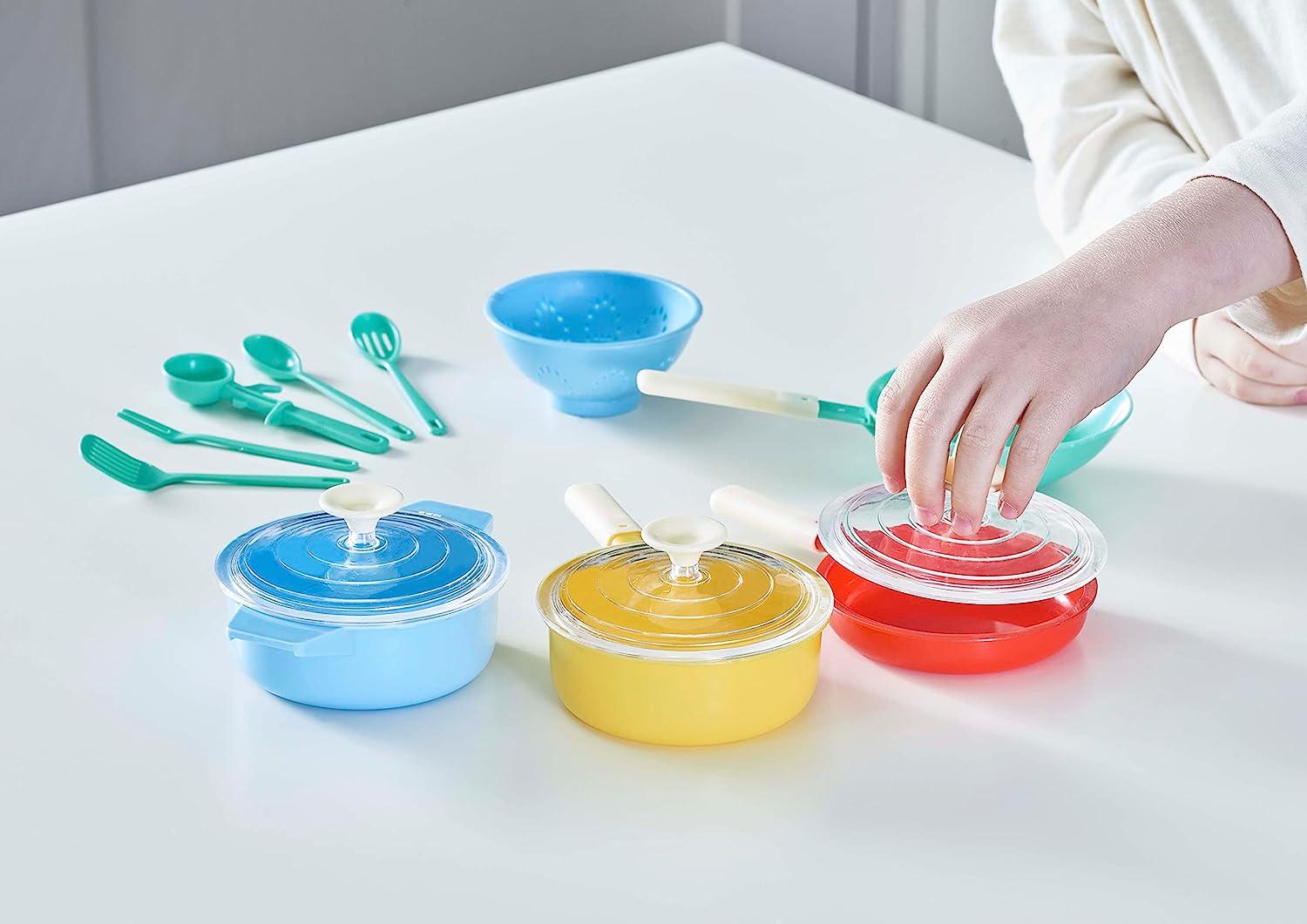 Casdon Pastel Colours Toy Pan Set For Children