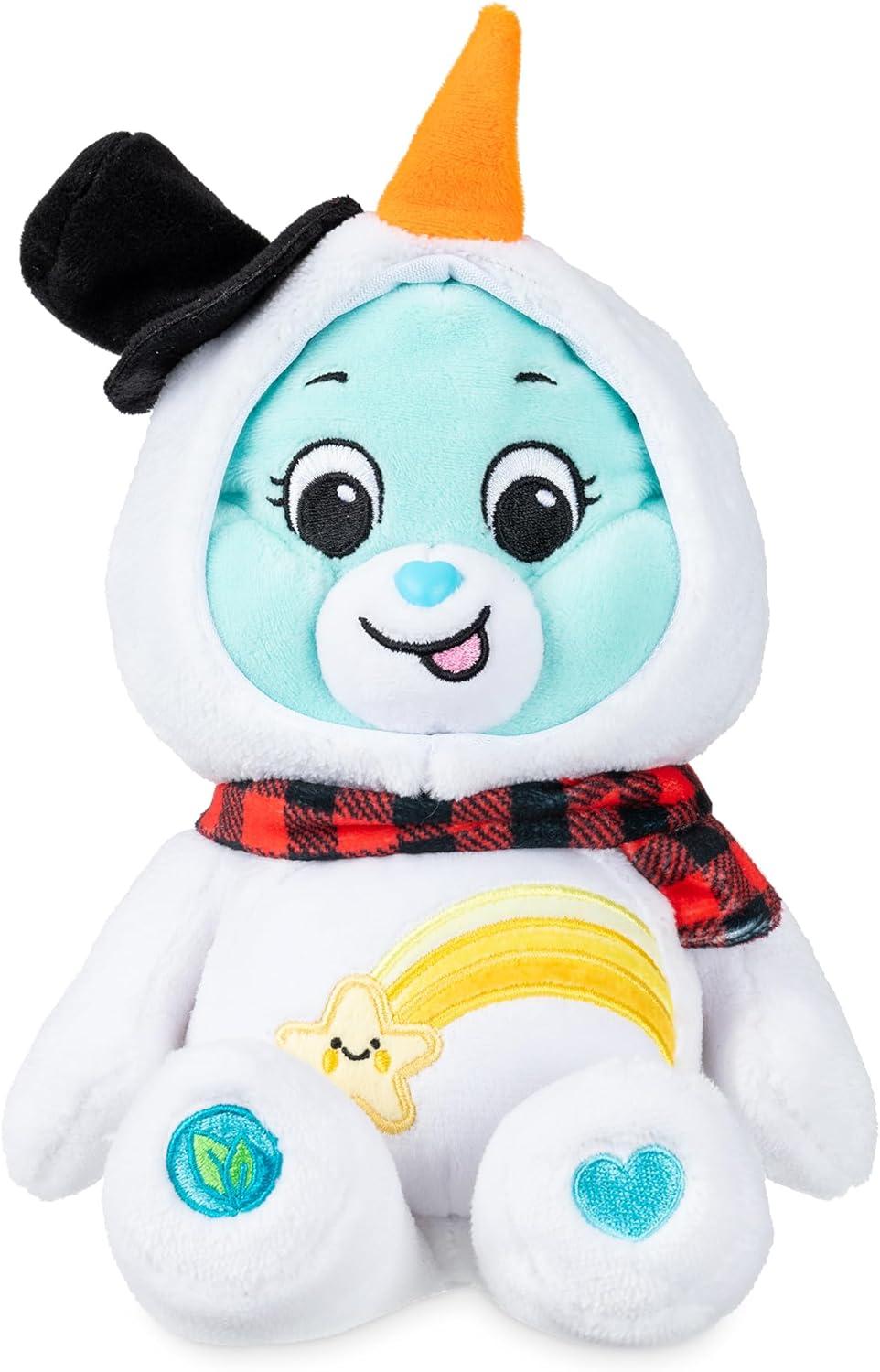 Care Bears Holiday Bean Soft Plush Toy WISH BEAR Collectible Snowman