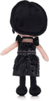 Posh Paws Wednesday Addams in Black Prom Dress 32cm Soft Plush Toy