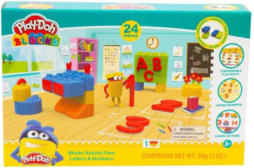 Play-doh Bildo Blocks Letters and Numbers Activity Pack
