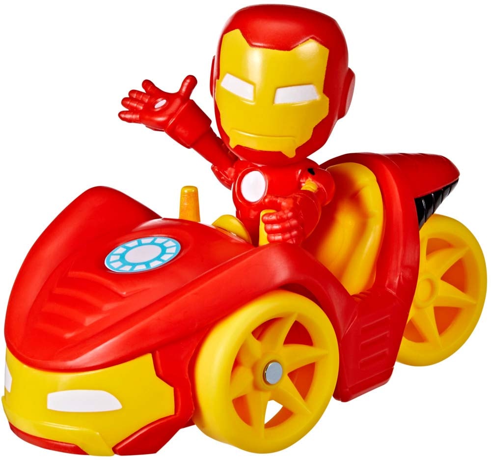 Hasbro Marvel Spidey and His Amazing Friends IRON MAN Action Figure Vehicle