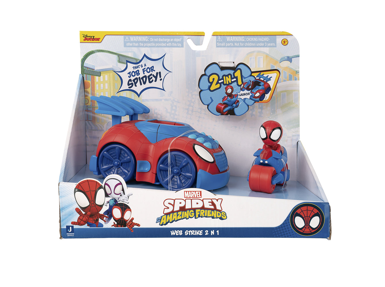 Marvel's Spidey And His Amazing Friends SPIDEY WEB STRIKE Vehicle