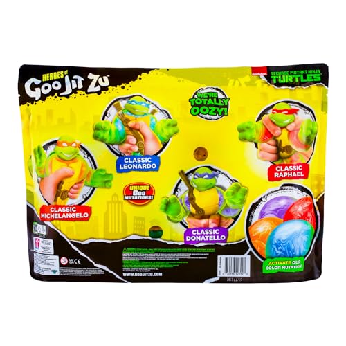 Heroes of Goo Jit Zu Teenage Mutant Ninja Turtles | 4 Pack Donatello, Michelangelo, Leonardo & Raphael